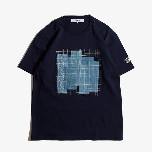 FDMTL | PATCHWORK TEE { NAVY