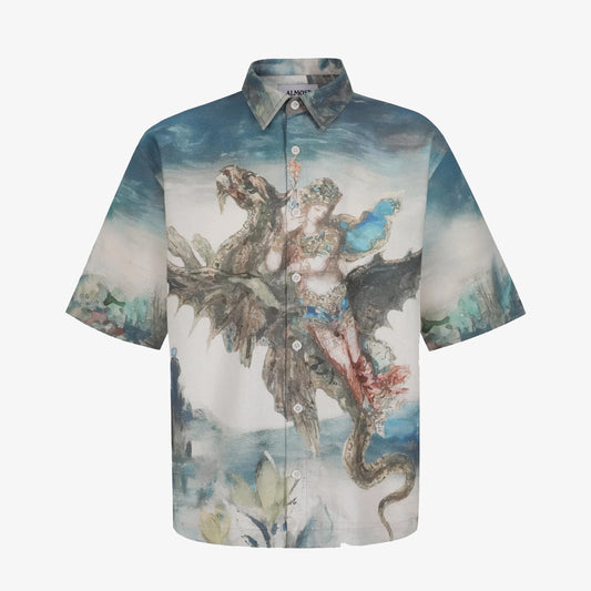 ALMOST GODS | DREAM OF THE ORIENT LINEN SHIRT { MULTI