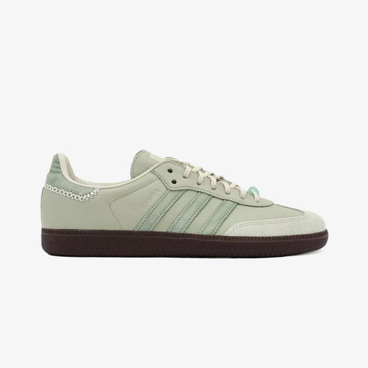 ADIDAS ORIGINALS | SAMBA x MAHA { HALF GREEN